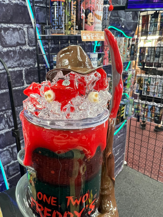 Freddy Krueger 3d Epoxy Tumbler
