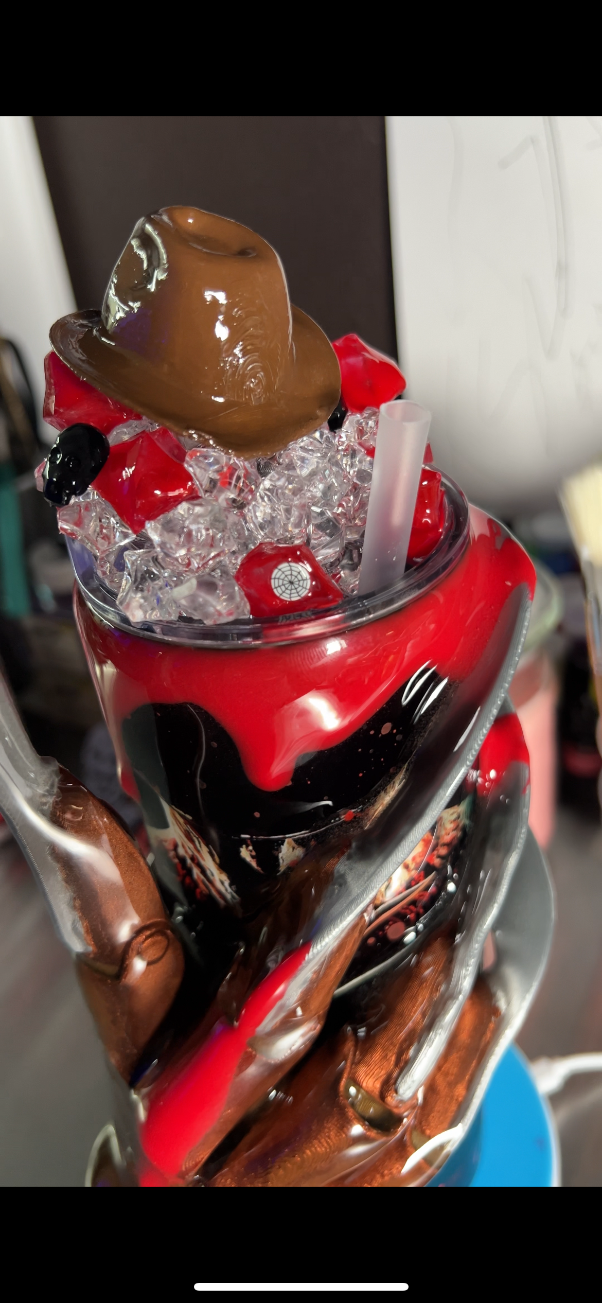 Freddy Krueger 3d Epoxy Tumbler