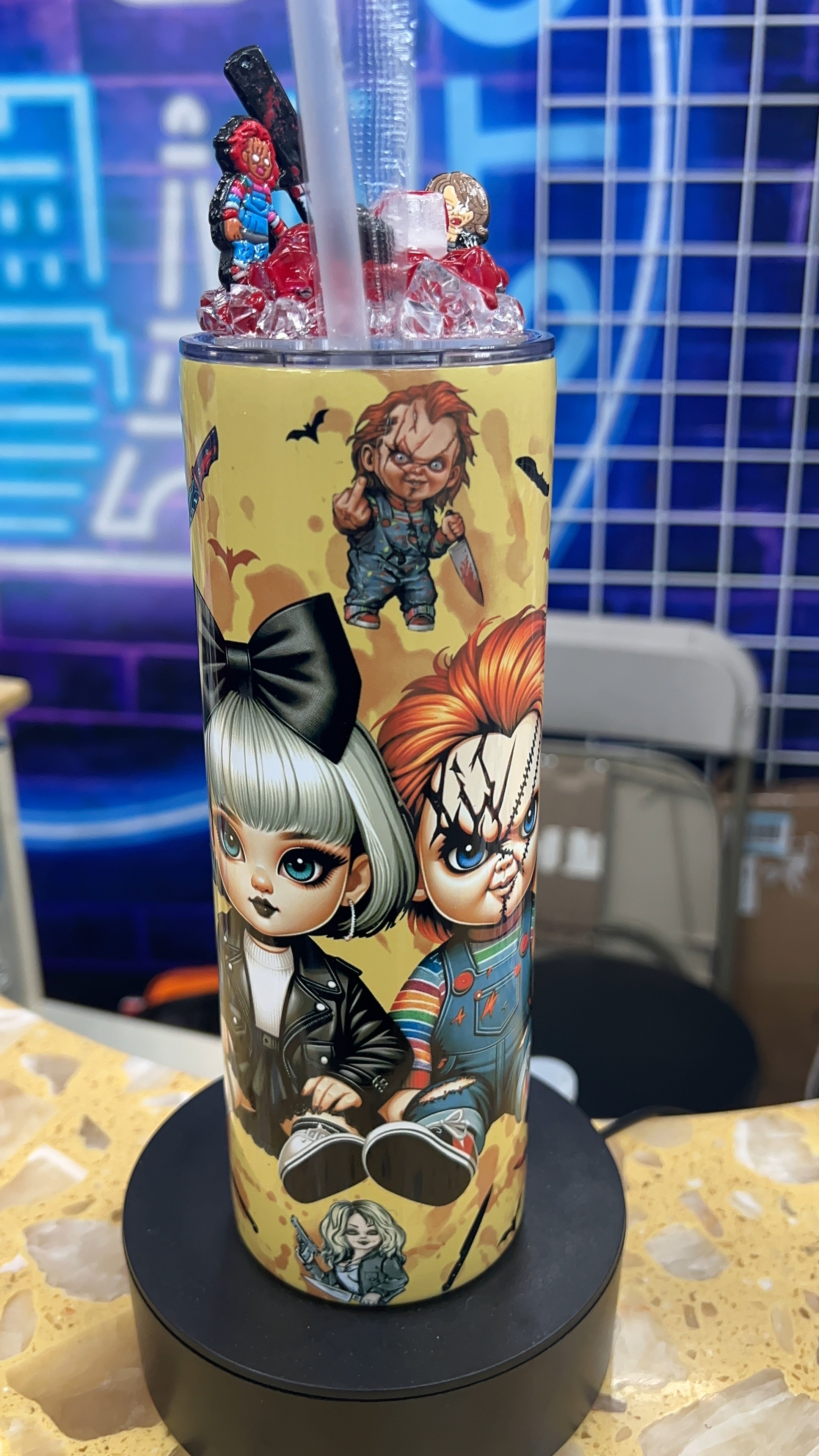 Bride of chucky 20oz Tumbler & custom lid