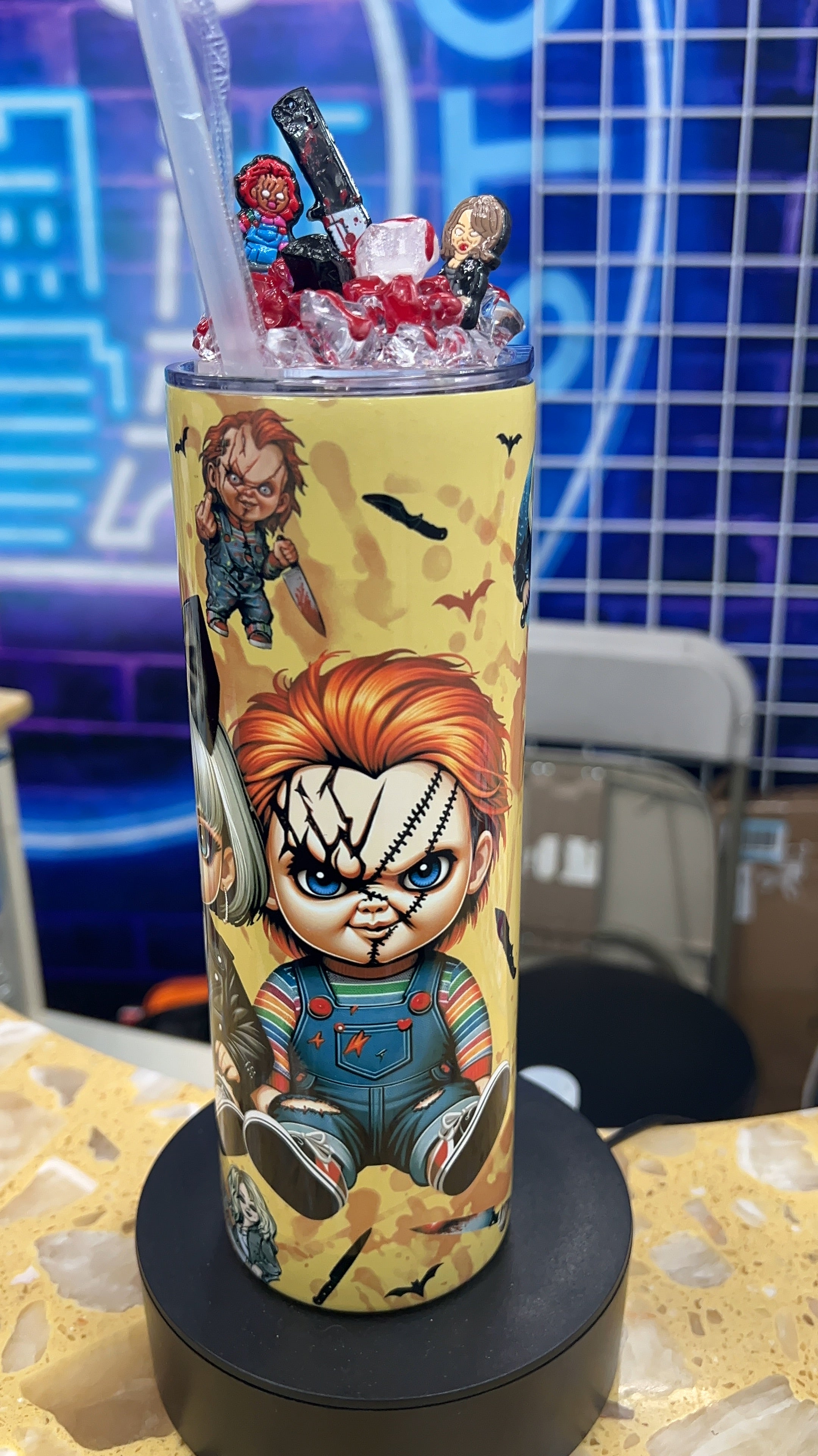 Bride of chucky 20oz Tumbler & custom lid