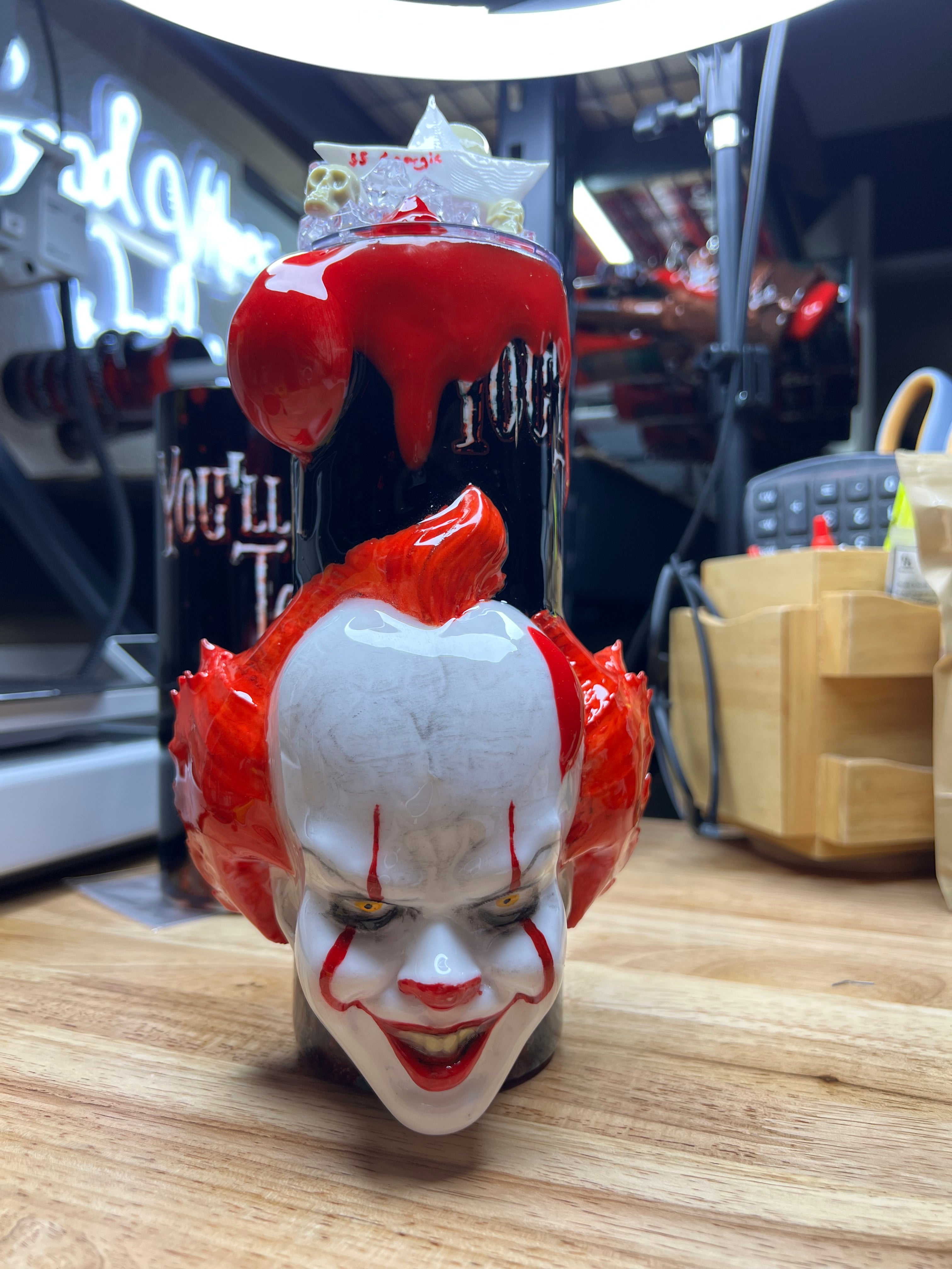Pennywise 3d Epoxy Tumbler