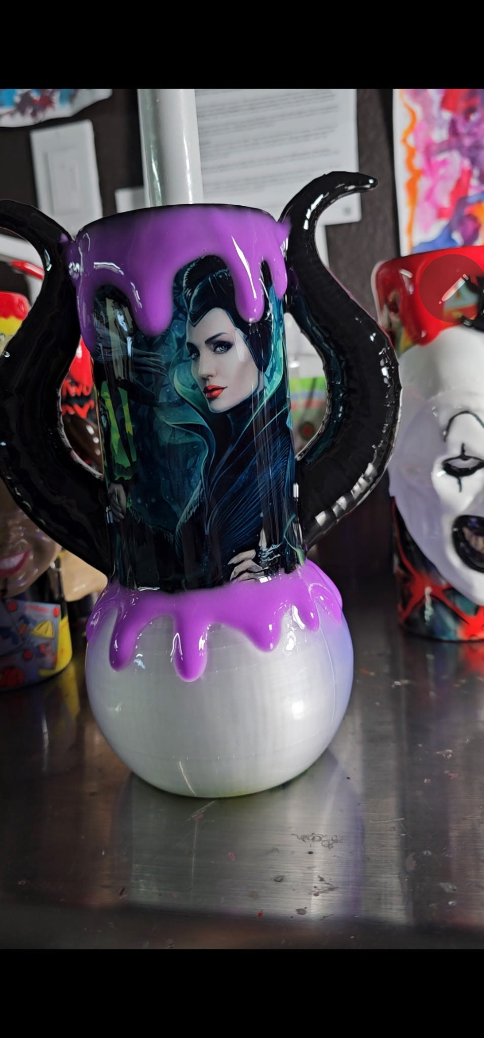 Maleficent 3D Epoxy Tumbler
