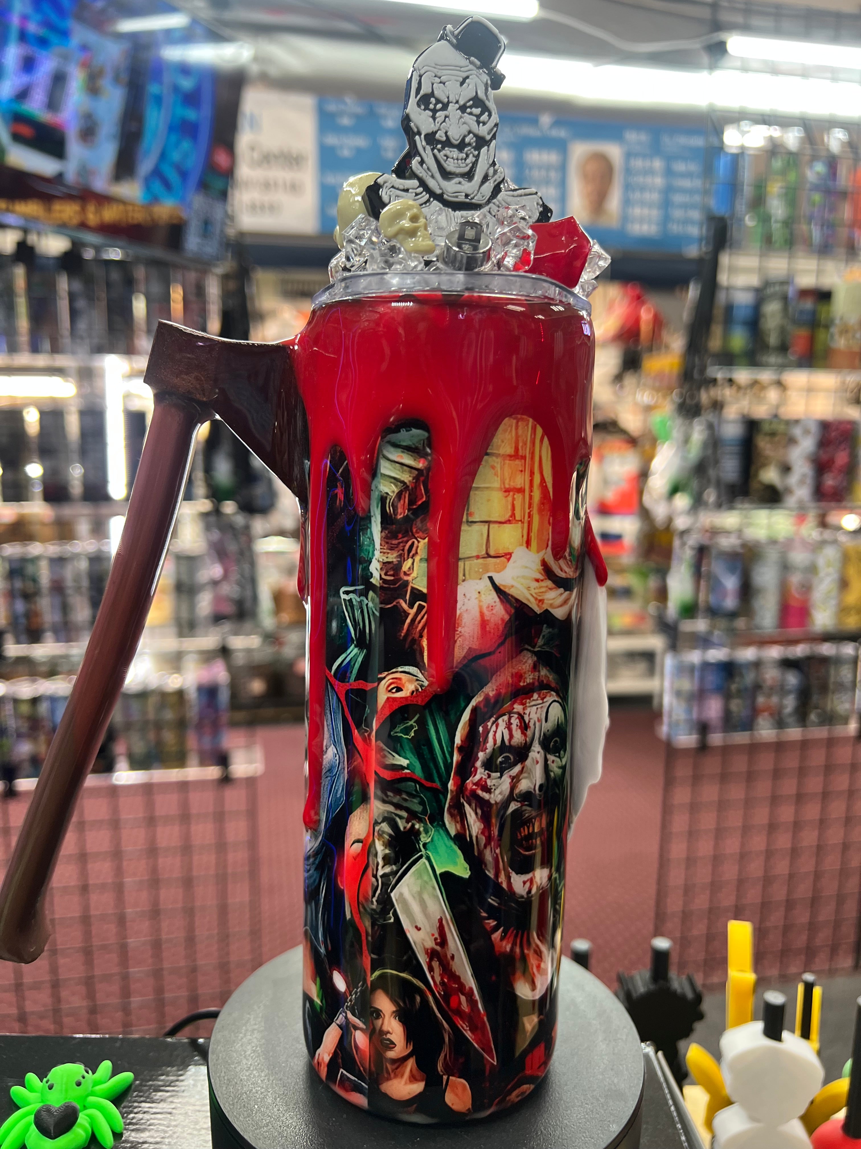 Art the Clown 3d Epoxy Tumbler