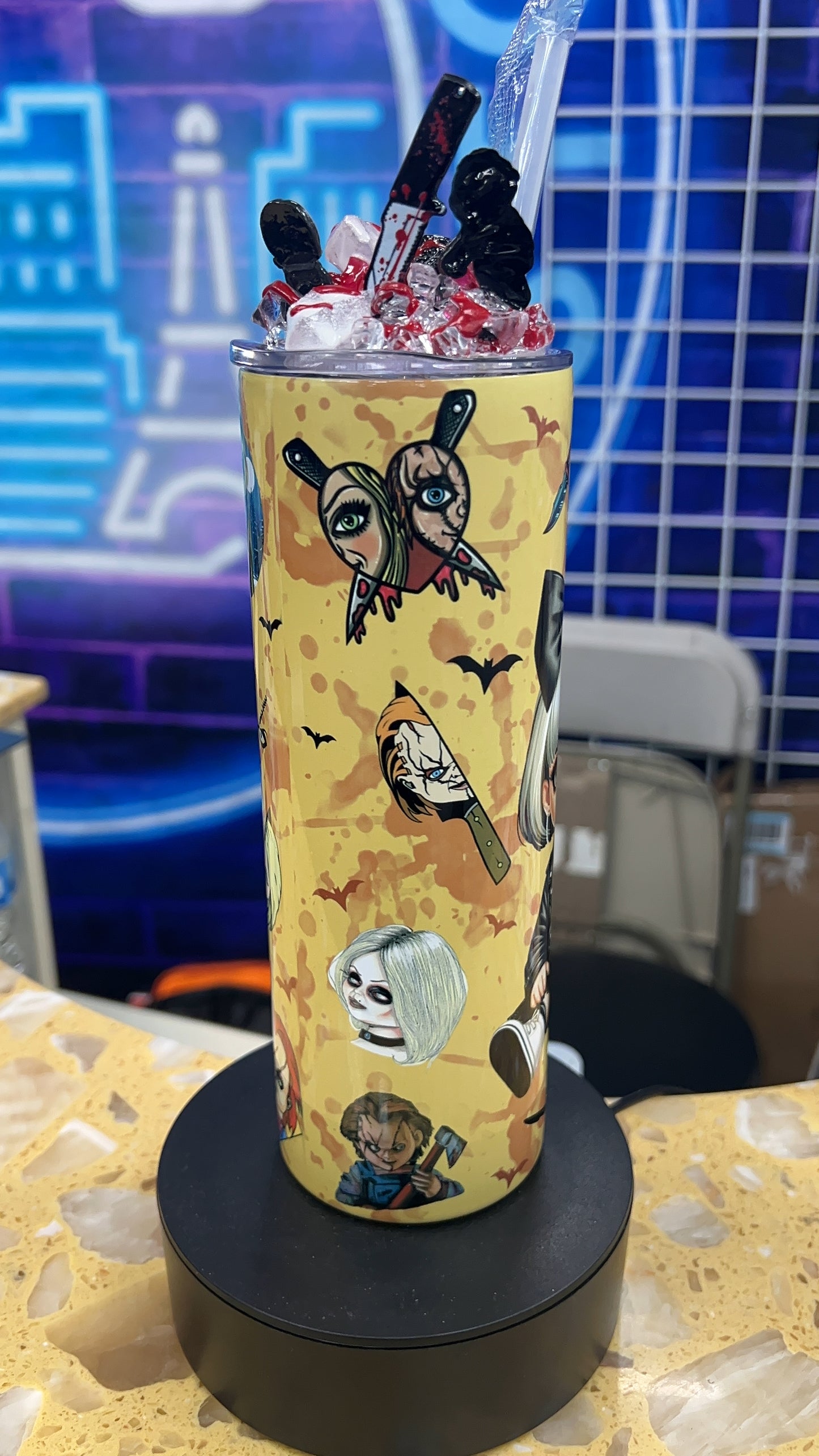 Bride of chucky 20oz Tumbler & custom lid