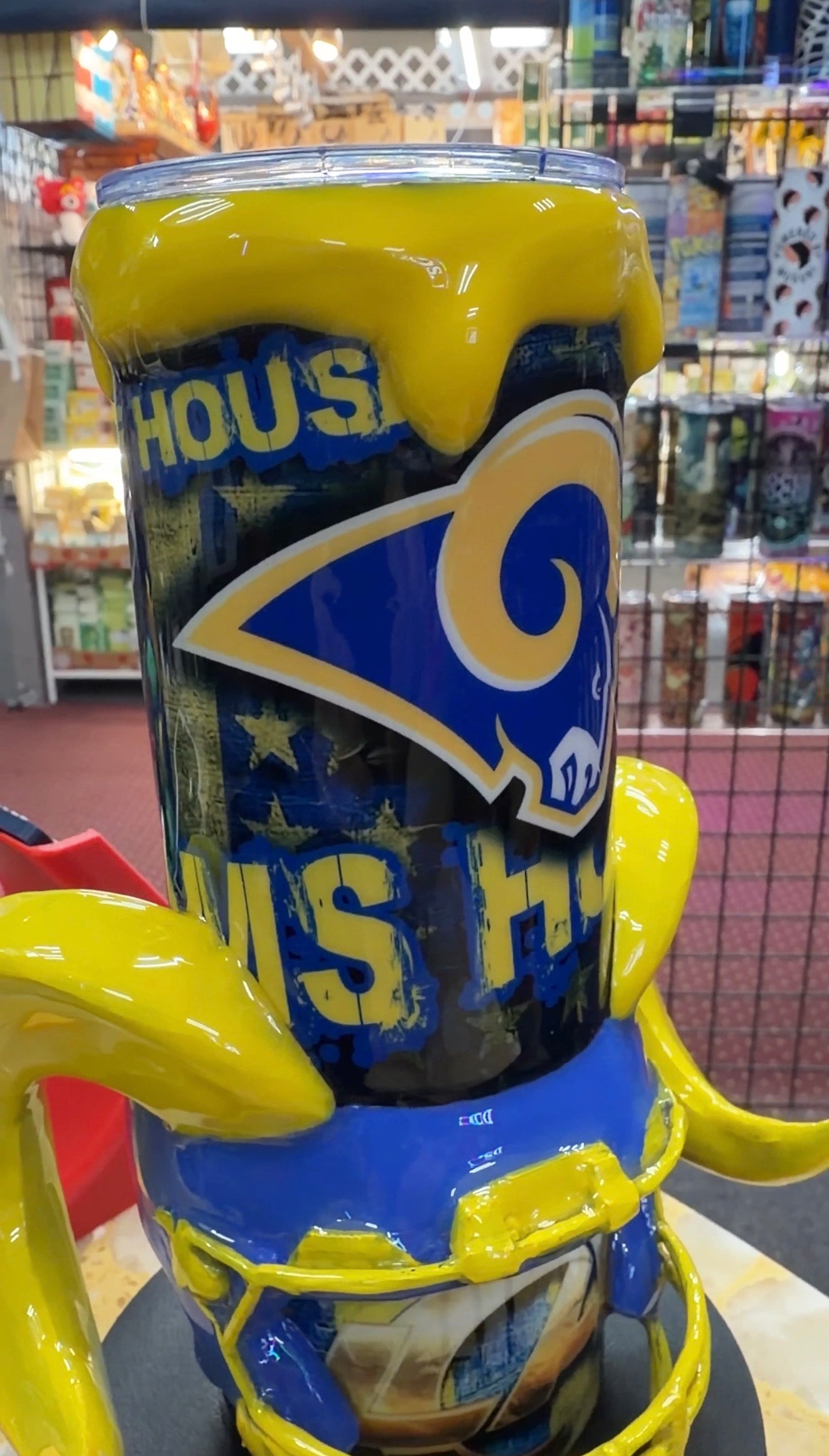 Los Angeles Ram 3d epoxy tumbler