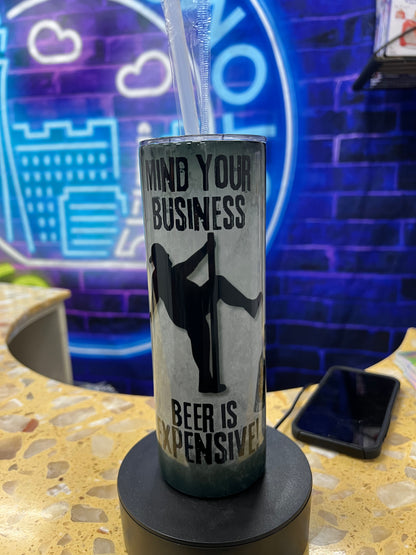Dancing beer man 20oz Tumbler