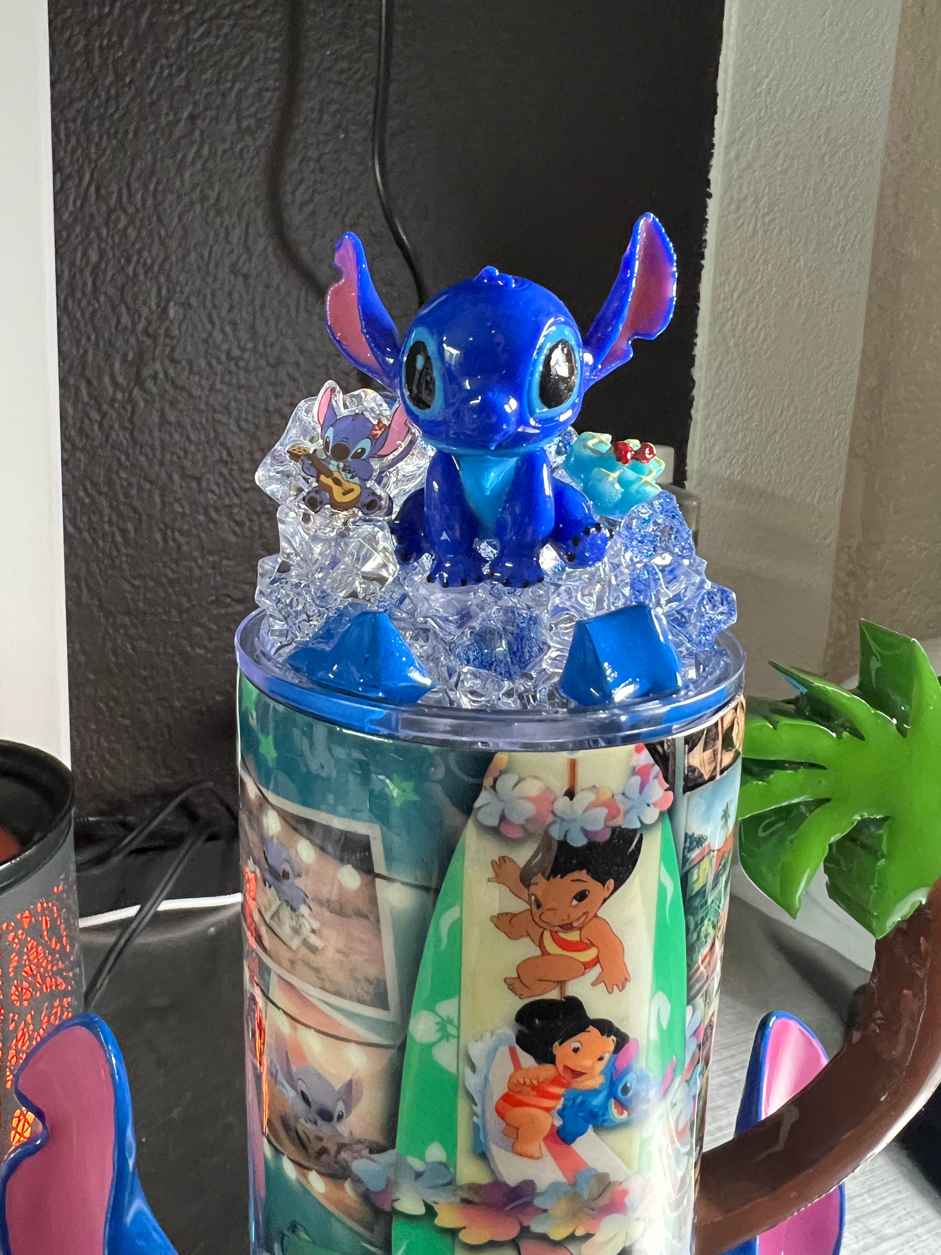Stitch 3d Epoxy tumbler