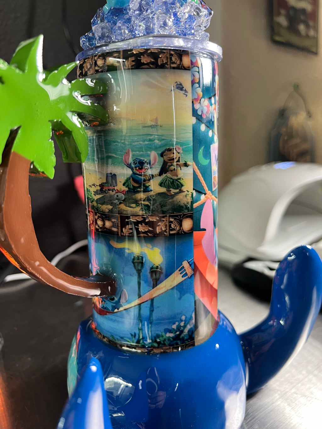 Stitch 3d Epoxy tumbler