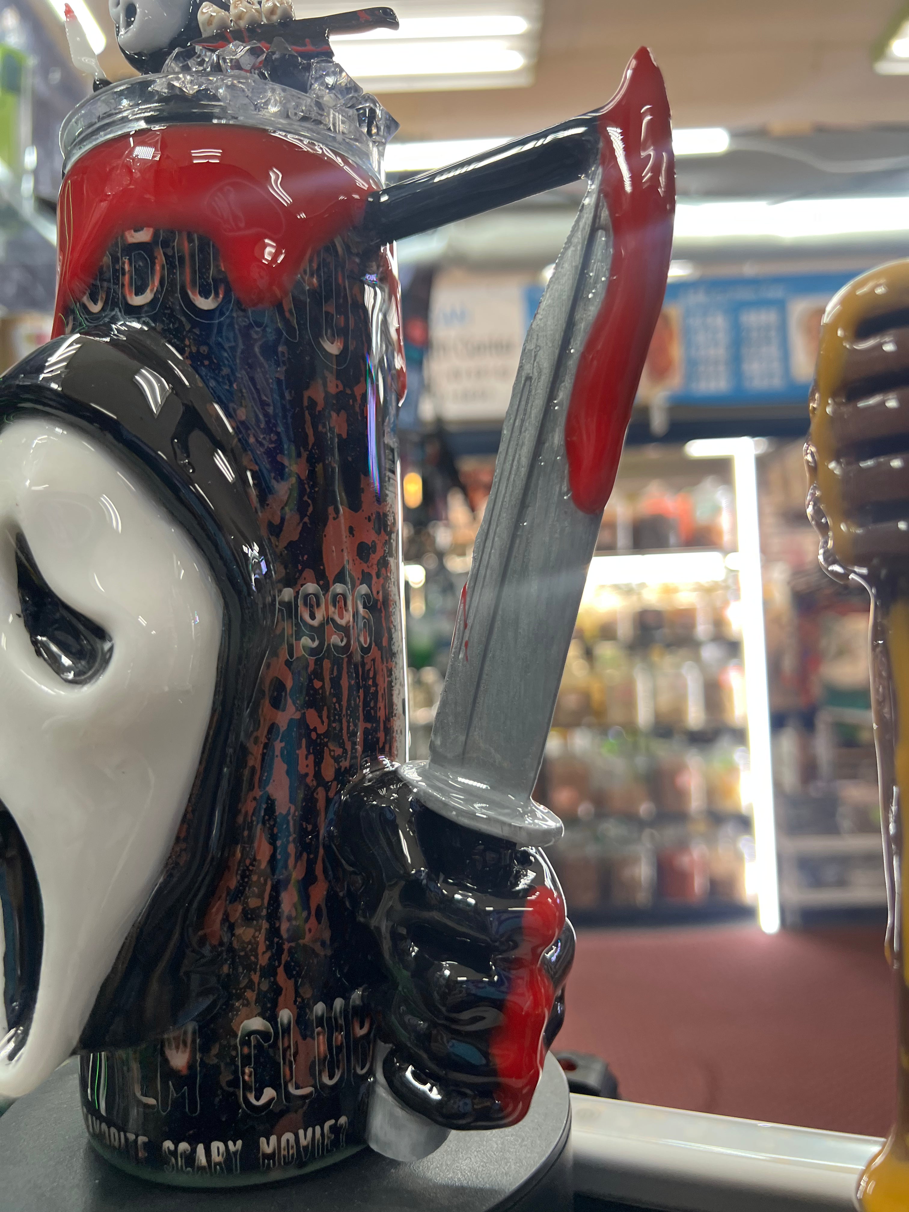 Ghost Faced Killer 3d epoxy tumbler