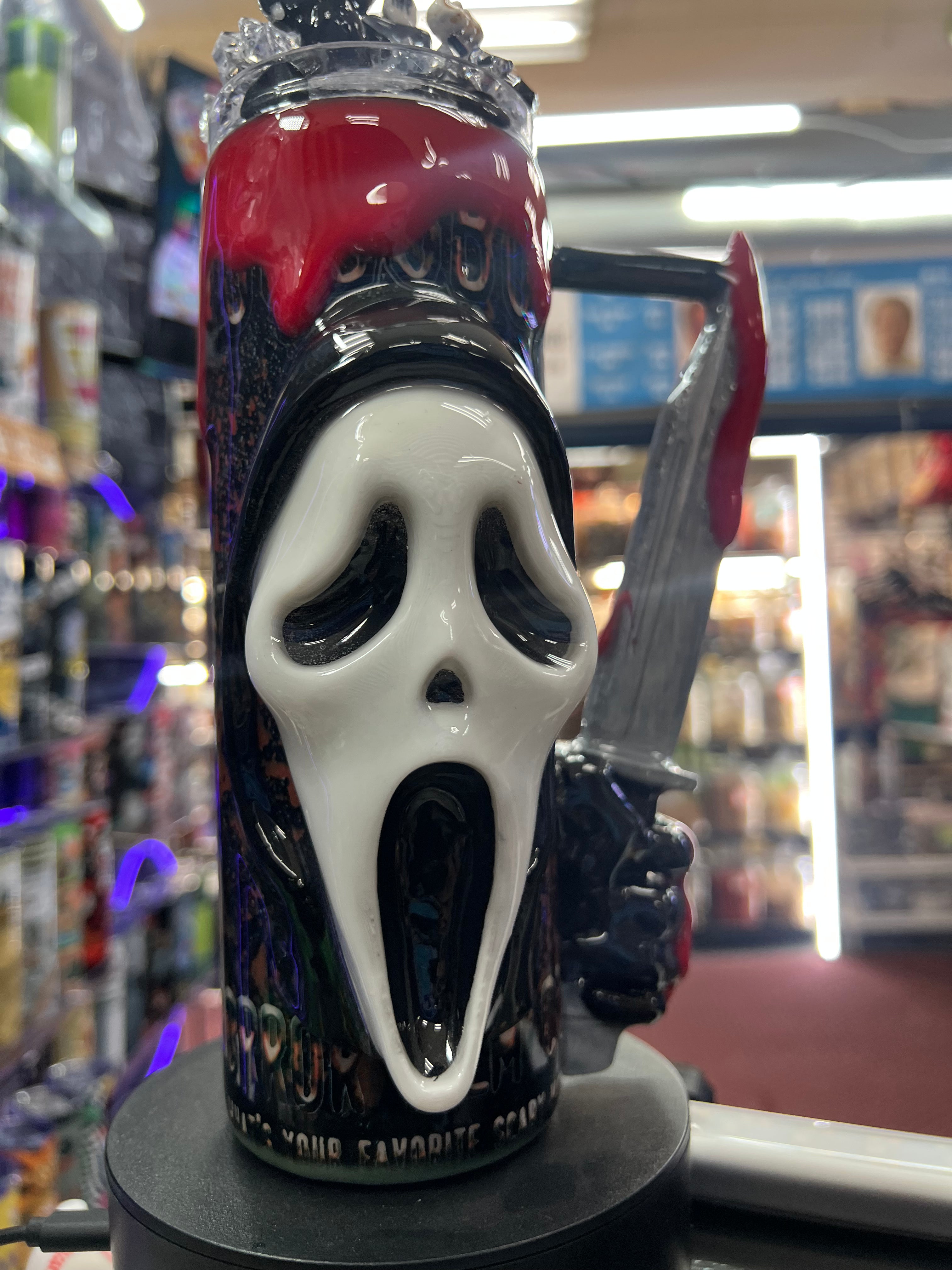 Ghost Faced Killer 3d epoxy tumbler