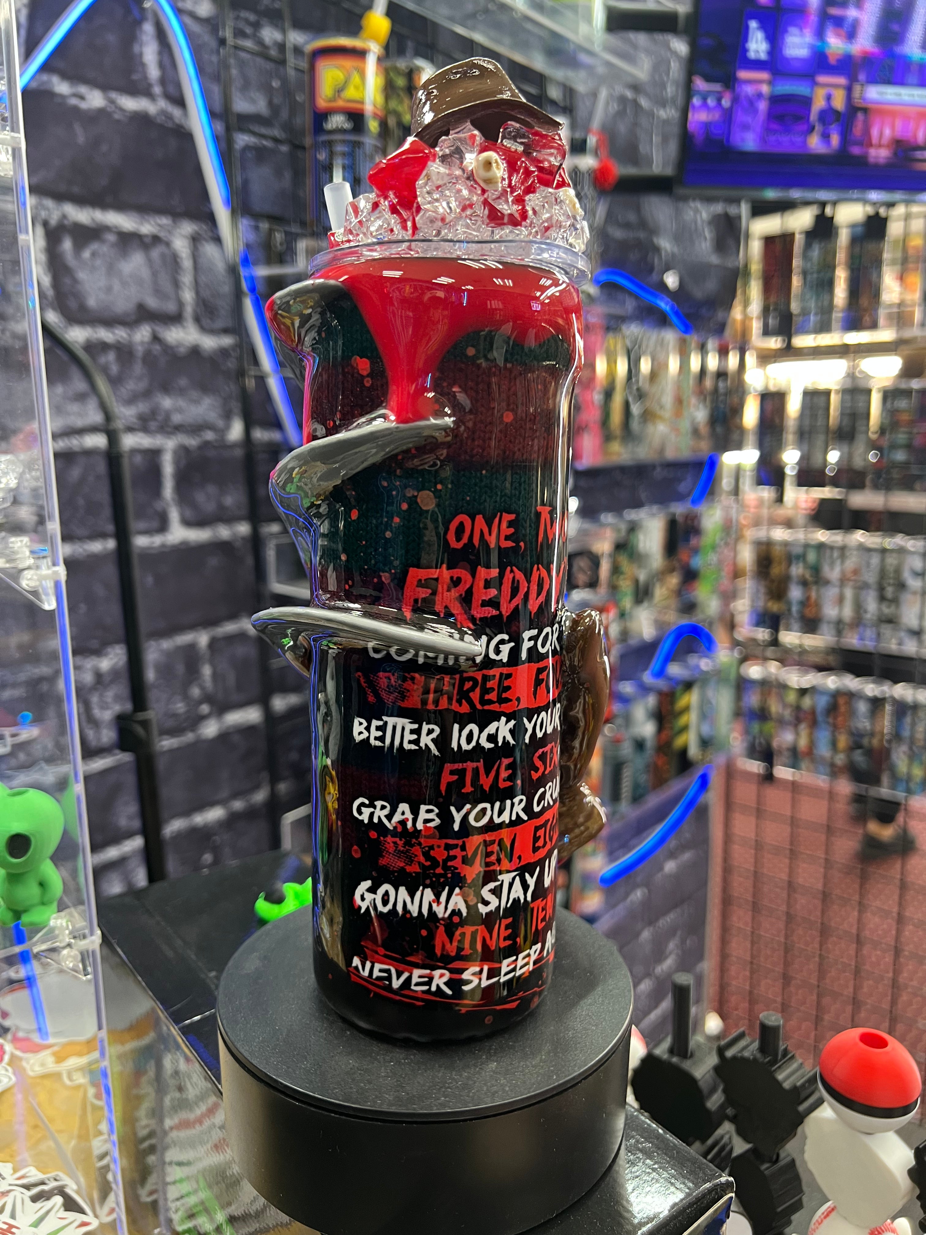 Freddy Krueger 3d Epoxy Tumbler