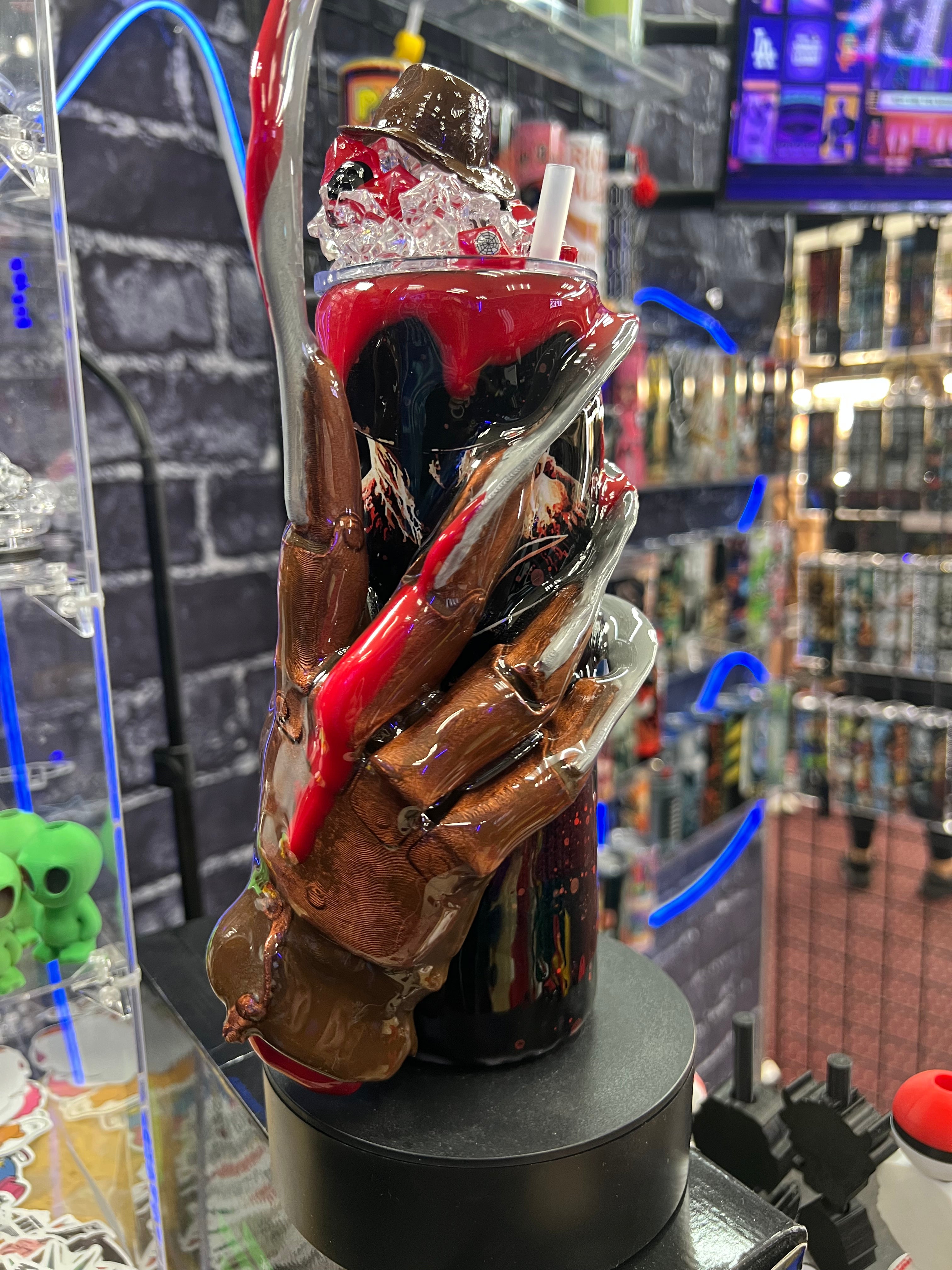 Freddy Krueger 3d Epoxy Tumbler