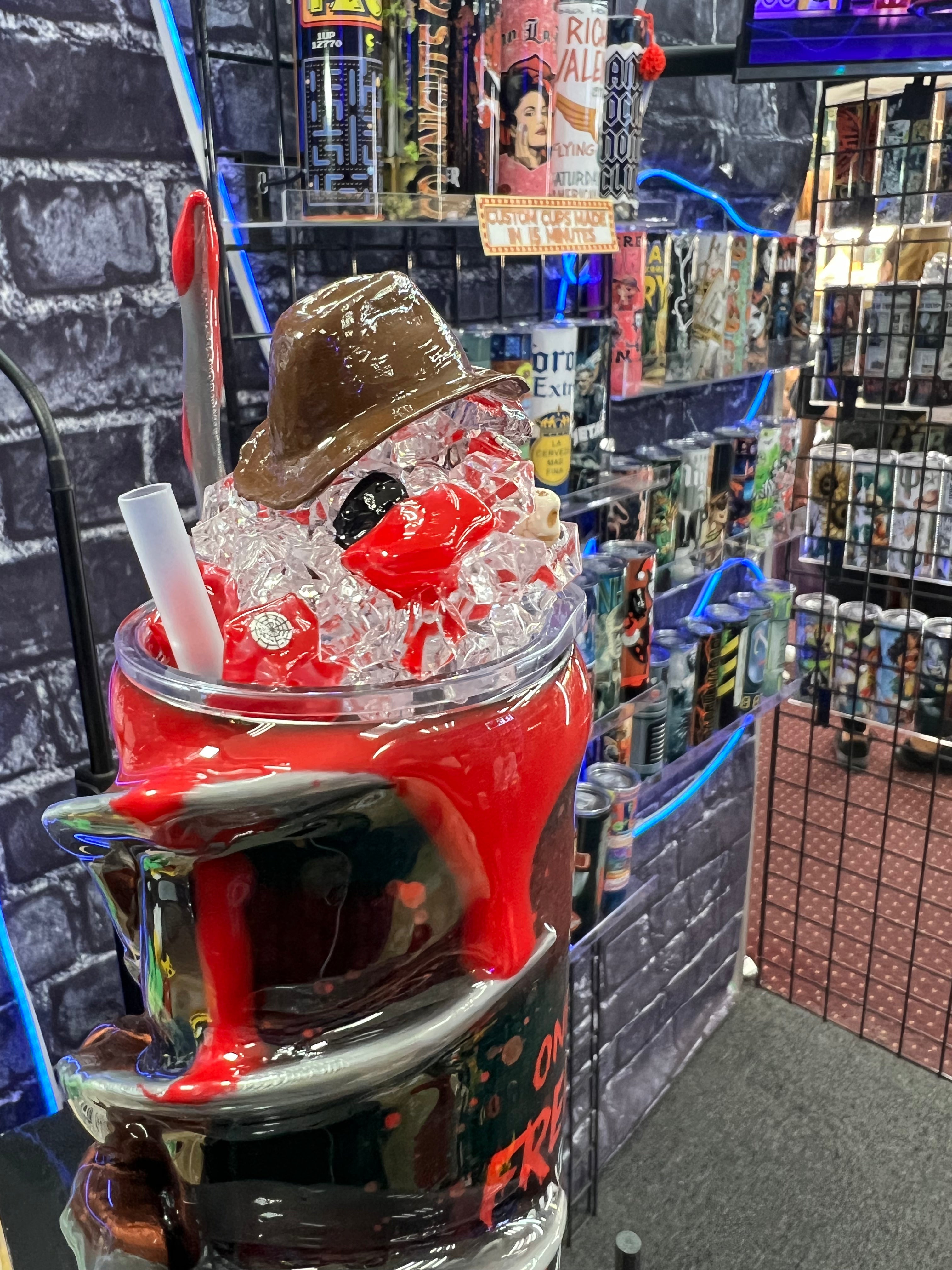 Freddy Krueger 3d Epoxy Tumbler