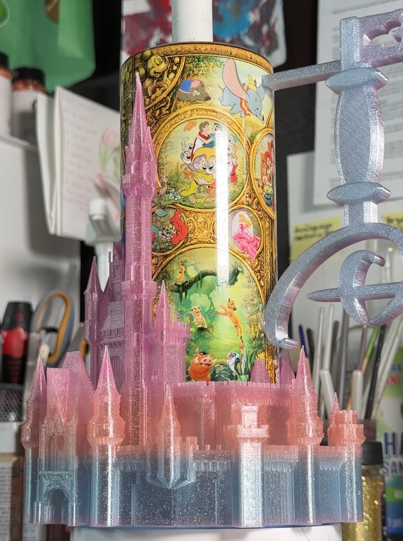 Castle Magic 3D Epoxy tumbler