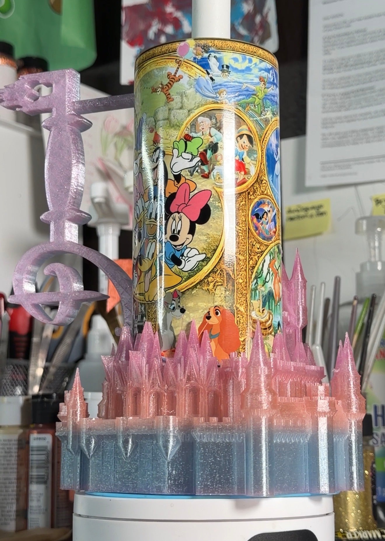 Castle Magic 3D Epoxy tumbler