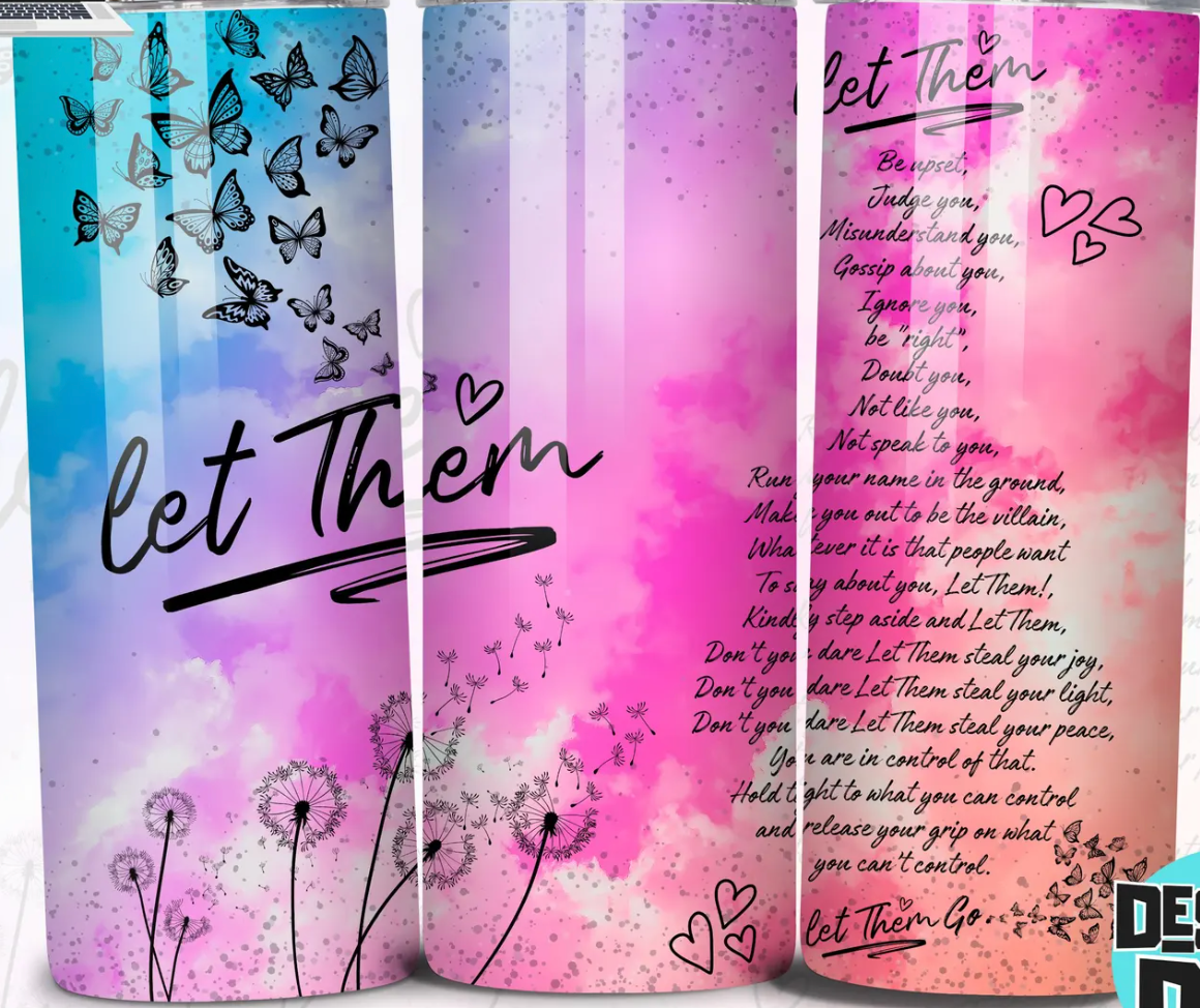 Let them, positive Affirmation