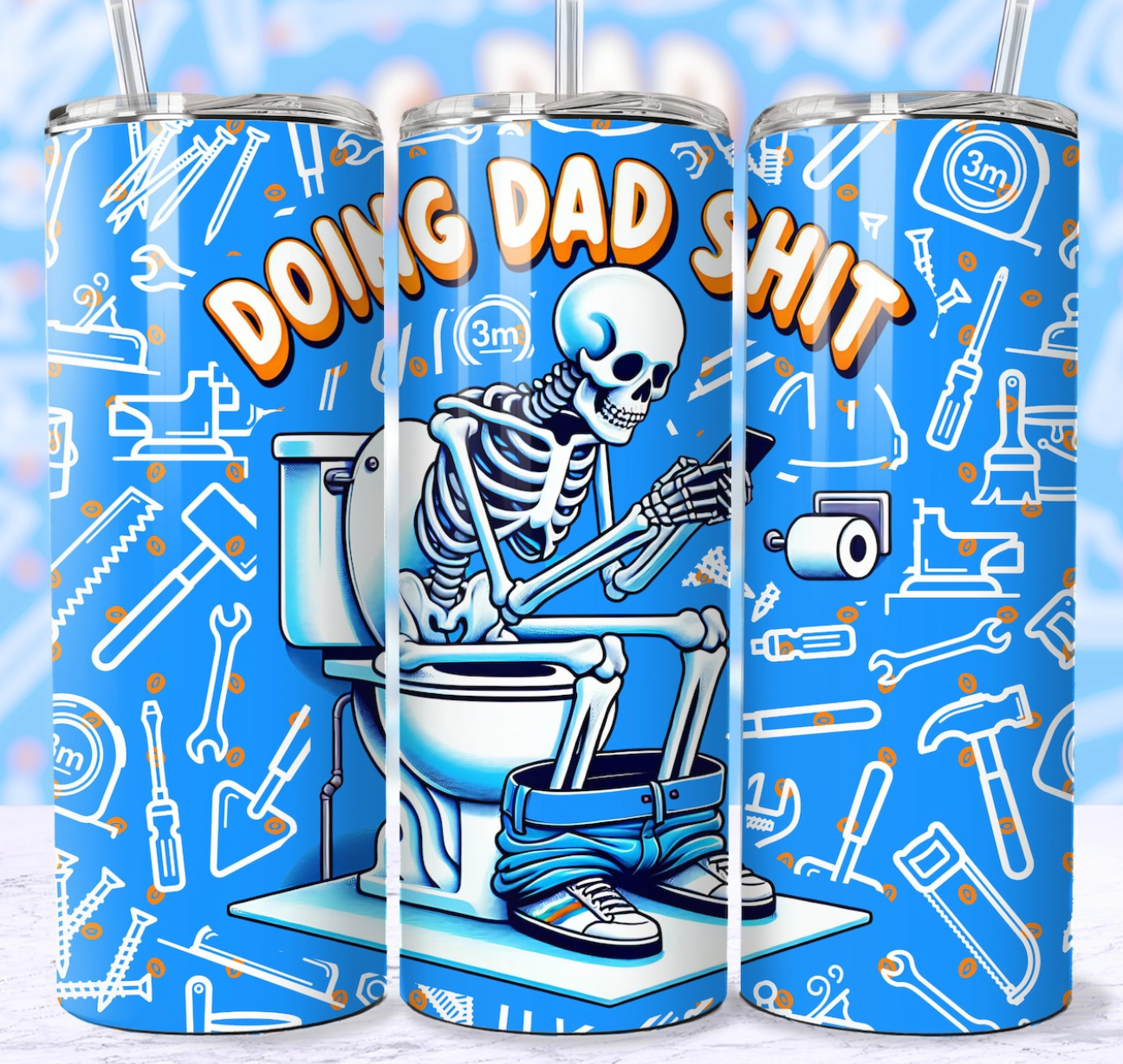 Dad Shit tumbler
