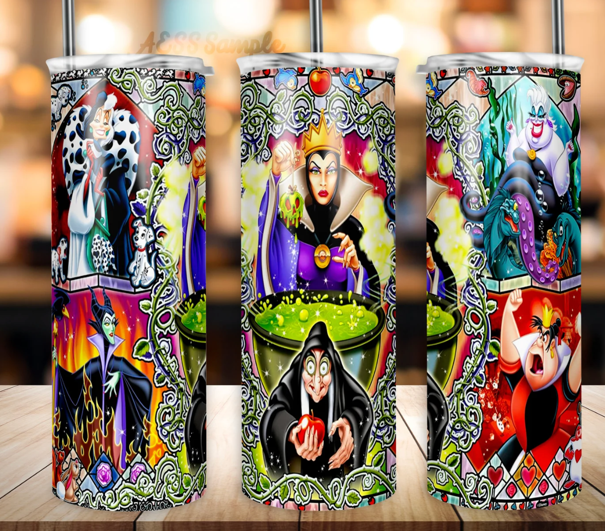 Evil Villains Tumbler