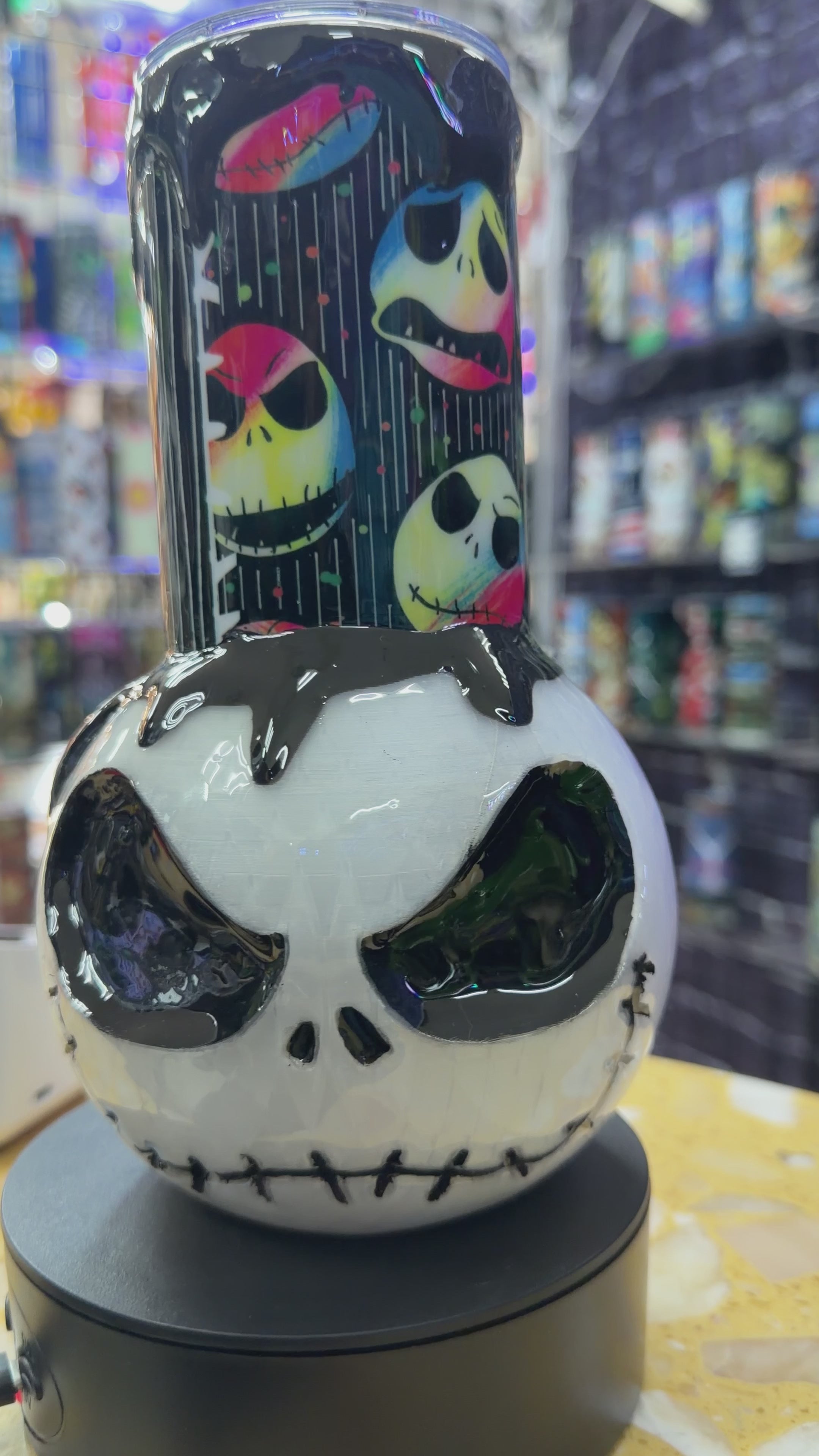 Jack Skellington 3d epoxy tumbler