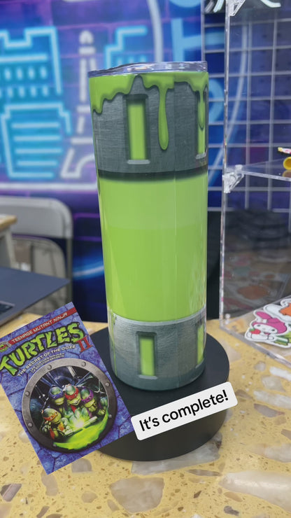 Ninja Turtles secret of the Ooze canister 20oz Tumbler
