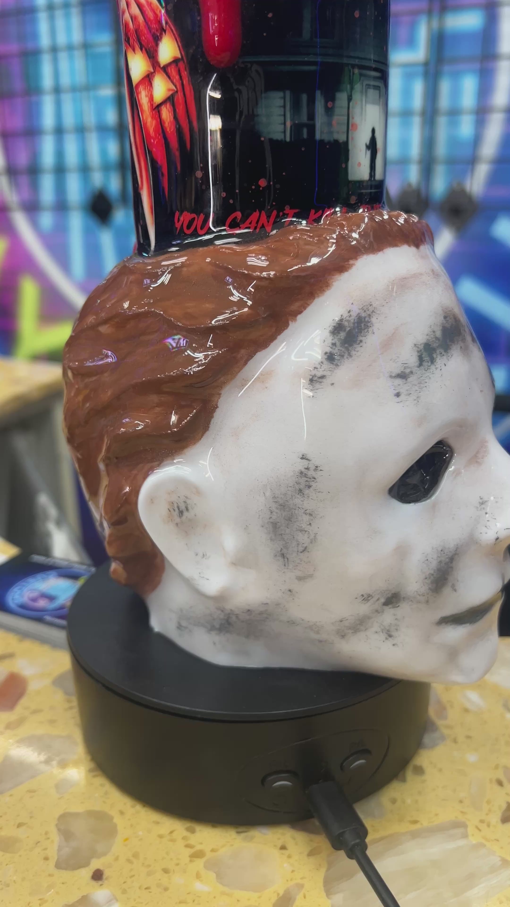 Michael Myers 3d epoxy tumbler